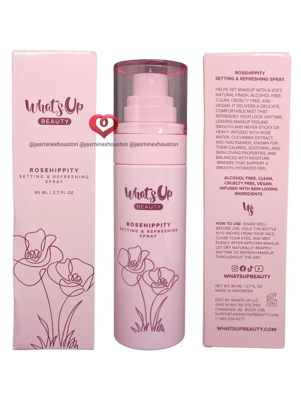 🎉2•$20/3•$28🎉 WHAT'S UP BEAUTY Rosehippity Setting & Refreshing Spray